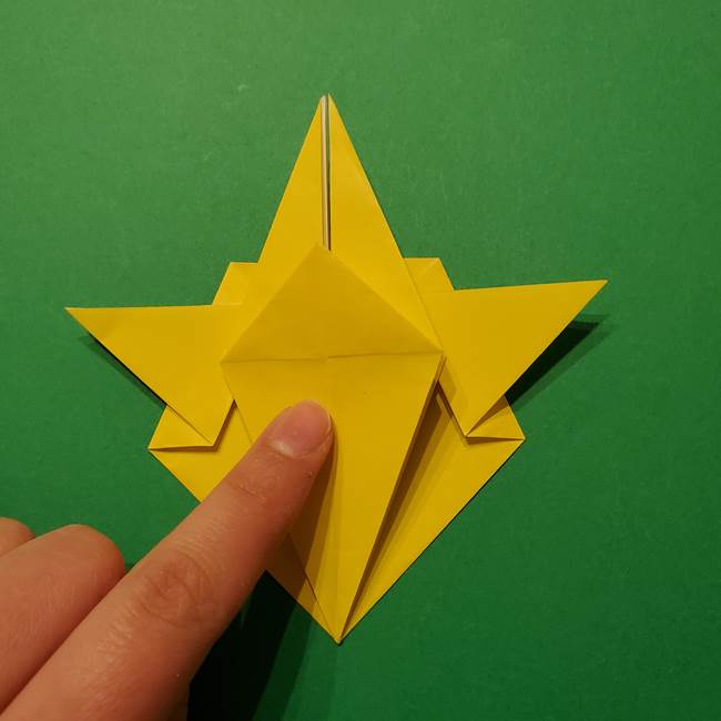 サルノリの折り紙の意外と簡単な作り方折り方(25)