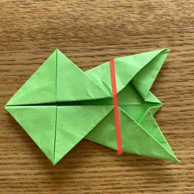 スプラ トゥーン イカの折り紙 簡単な作り方折り方 (17)