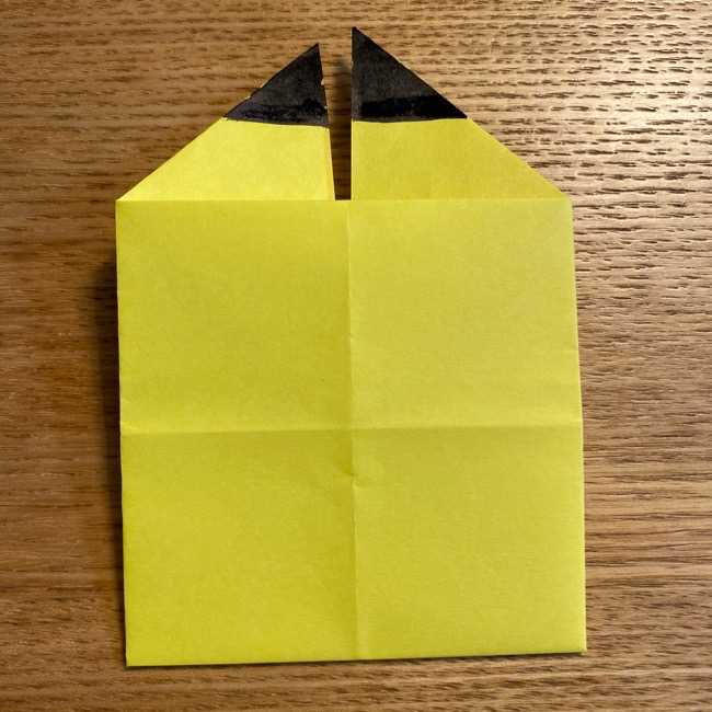 ピカチュウの指人形の折り紙＊折り方作り方 (15)