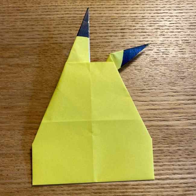 ピカチュウの指人形の折り紙＊折り方作り方 (21)