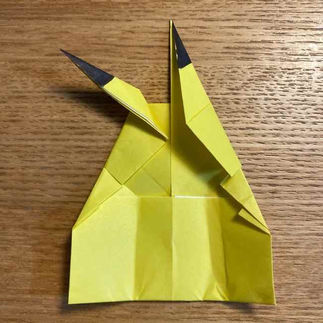 ピカチュウの指人形の折り紙＊折り方作り方 (23)