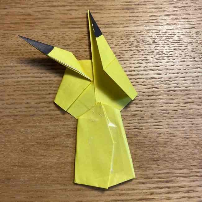 ピカチュウの指人形の折り紙＊折り方作り方 (25)