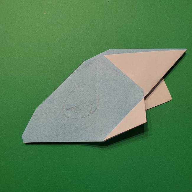 ポケモン 折り紙のインテレオン＊折り方作り方(31)