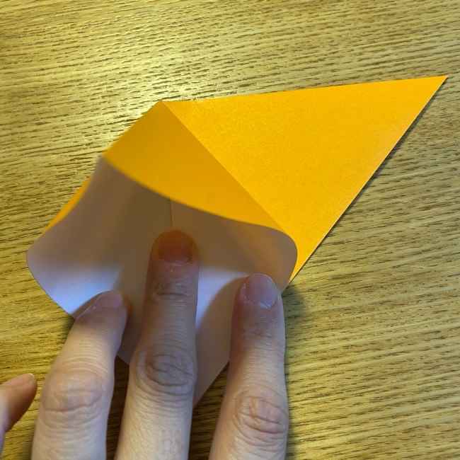 ポケモン 折り紙のポカブ 折り方作り方 (3)