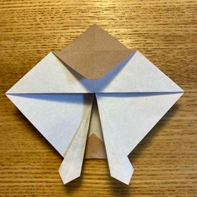 ポケモンの折り紙 モクローの折り方作り方 (18)