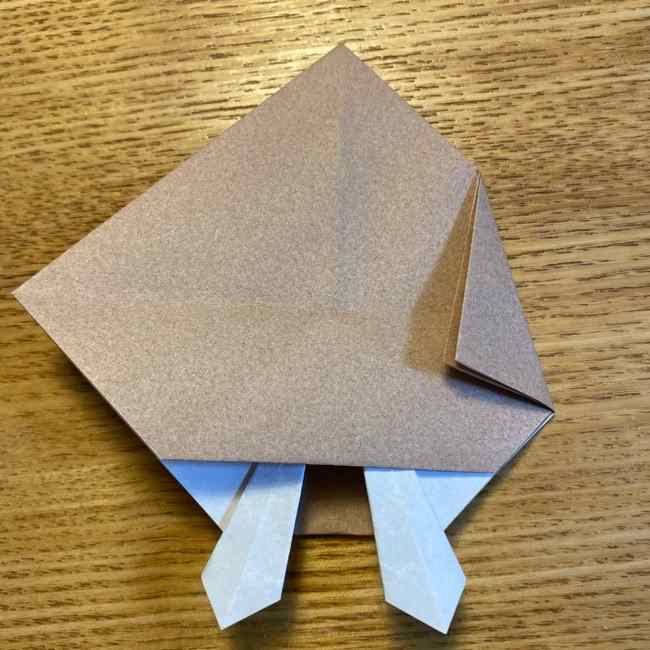 ポケモンの折り紙 モクローの折り方作り方 (20)