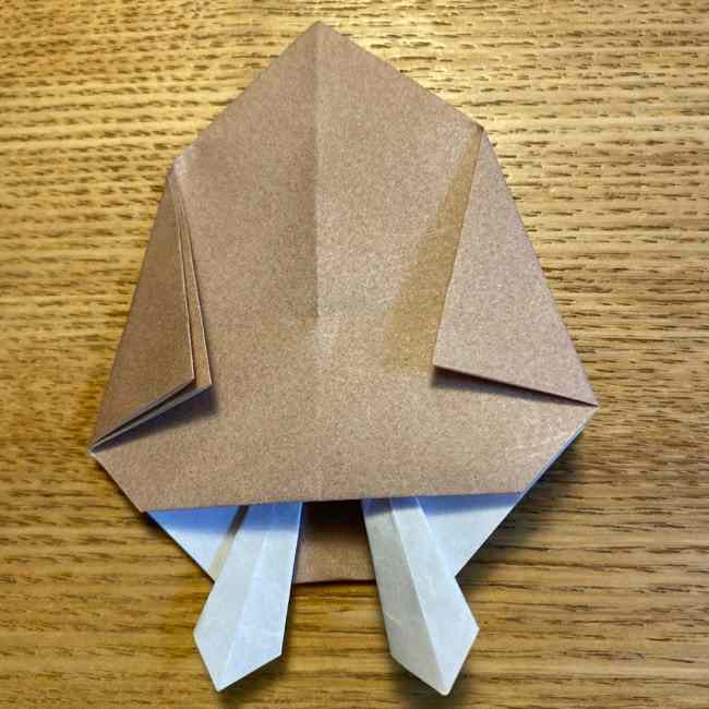 ポケモンの折り紙 モクローの折り方作り方 (24)