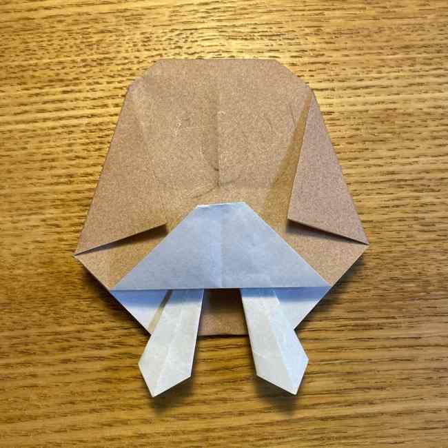 ポケモンの折り紙 モクローの折り方作り方 (28)