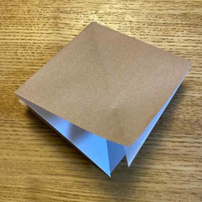 ポケモンの折り紙 モクローの折り方作り方 (9)