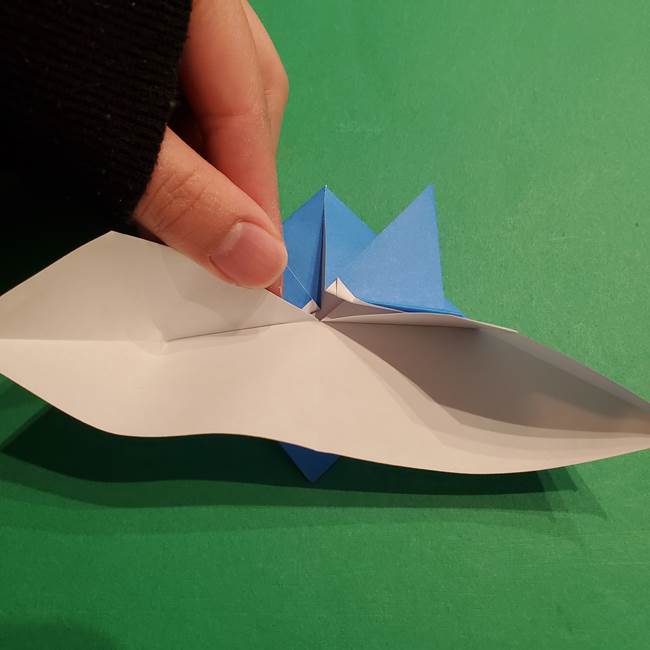 ポケモンの折り紙 リオルの折り方作り方(17)