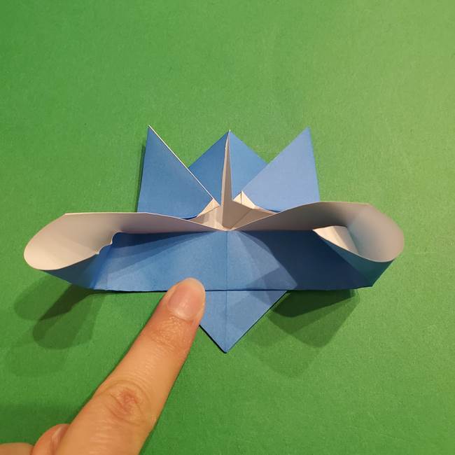ポケモンの折り紙 リオルの折り方作り方(19)