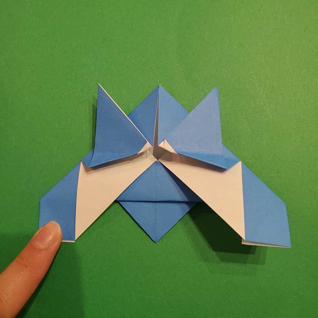 ポケモンの折り紙 リオルの折り方作り方(21)