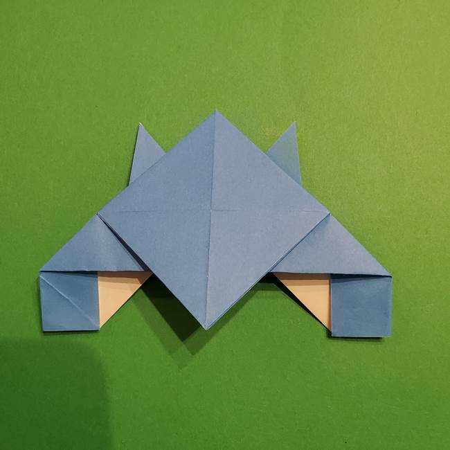 ポケモンの折り紙 リオルの折り方作り方(22)