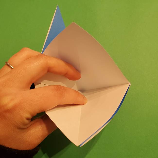 ポケモンの折り紙 リオルの折り方作り方(8)