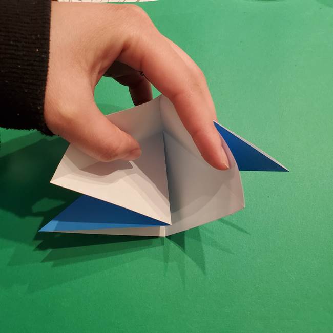 ポケモンの折り紙 リオルの折り方作り方(9)