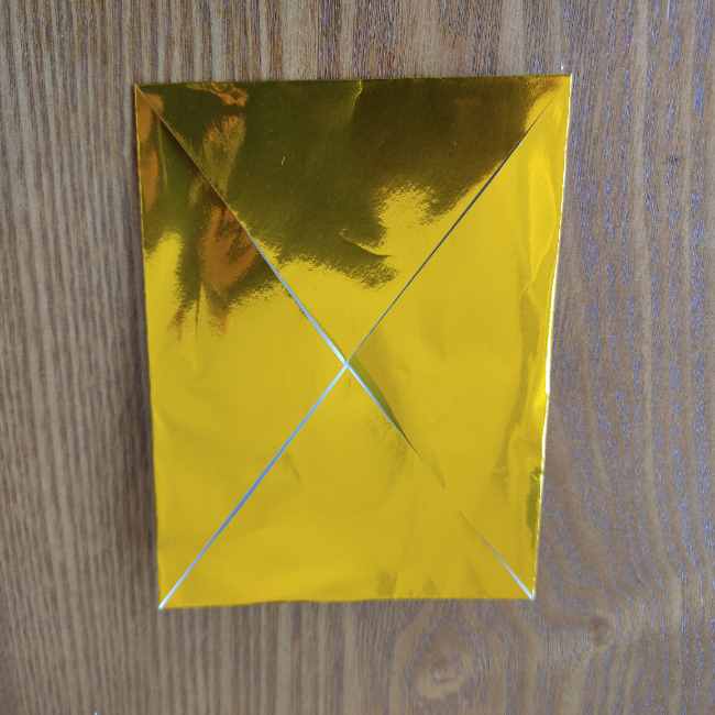 ミニオン 折り紙のメダルの作り方・折り方 (3)