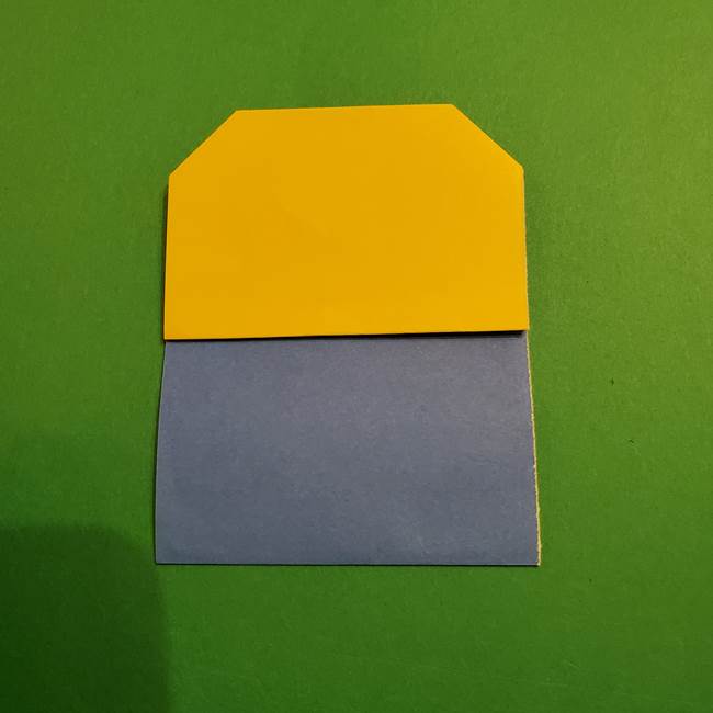 ミニオンの折り紙 折り方(平面)1(10)