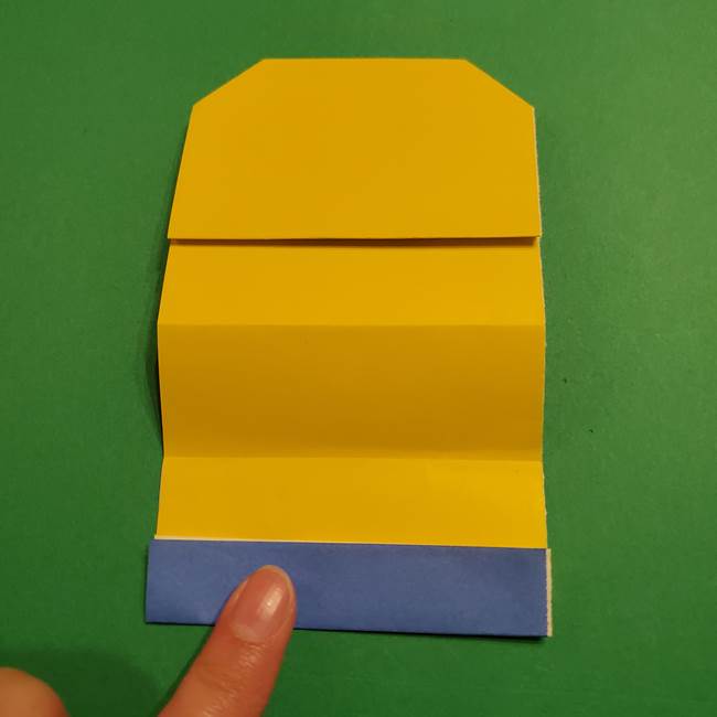 ミニオンの折り紙 折り方(平面)1(12)
