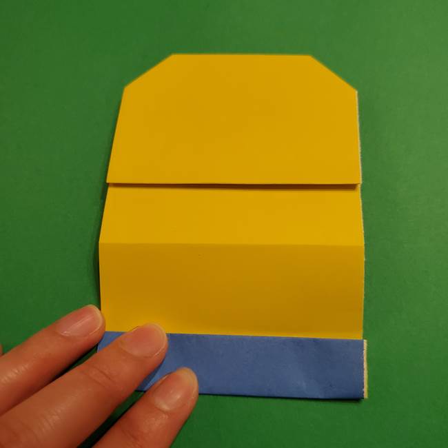 ミニオンの折り紙 折り方(平面)1(13)