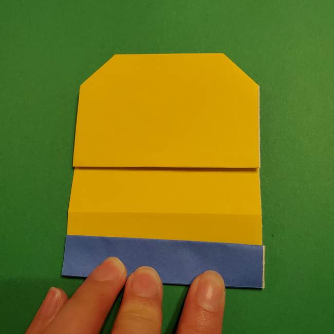 ミニオンの折り紙 折り方(平面)1(14)