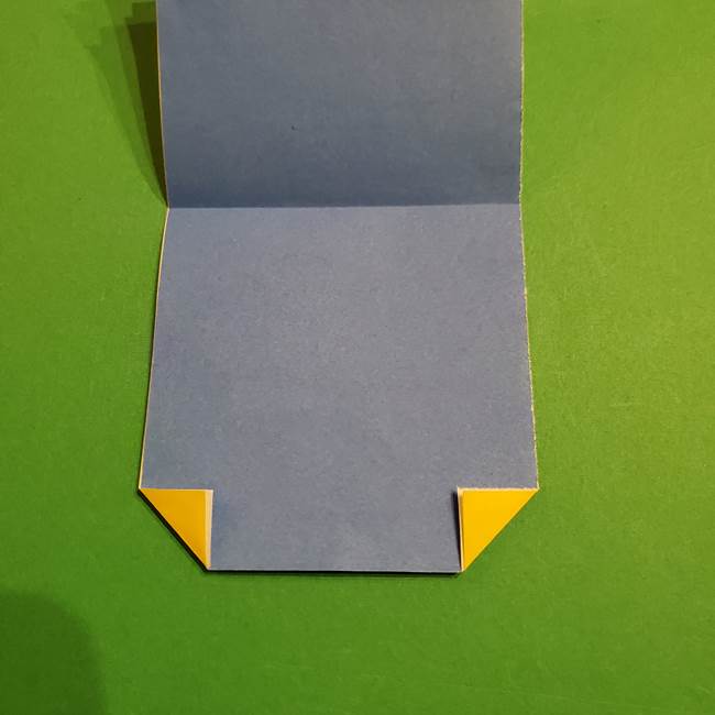 ミニオンの折り紙 折り方(平面)1(5)