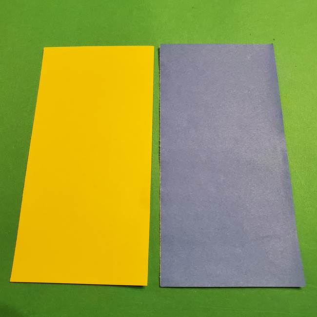 ミニオンの折り紙 折り方(平面)2(1)