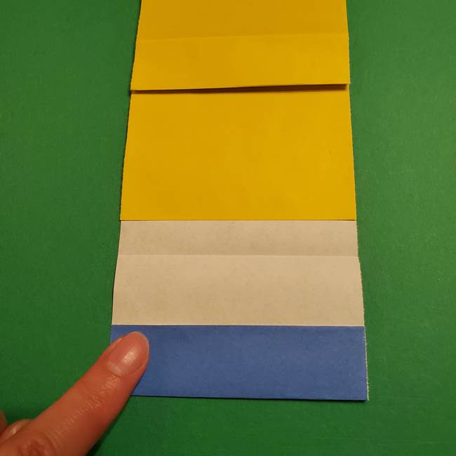 ミニオンの折り紙 折り方(平面)2(11)