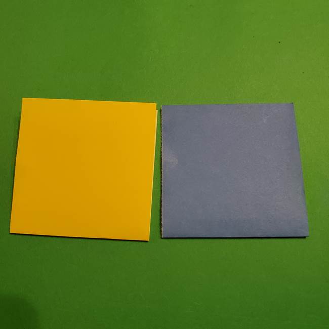 ミニオンの折り紙 折り方(平面)2(2)