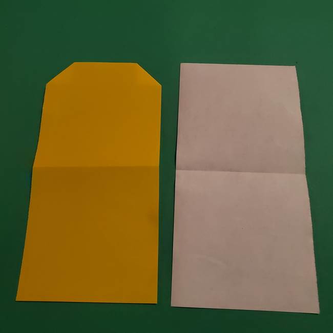 ミニオンの折り紙 折り方(平面)2(4)