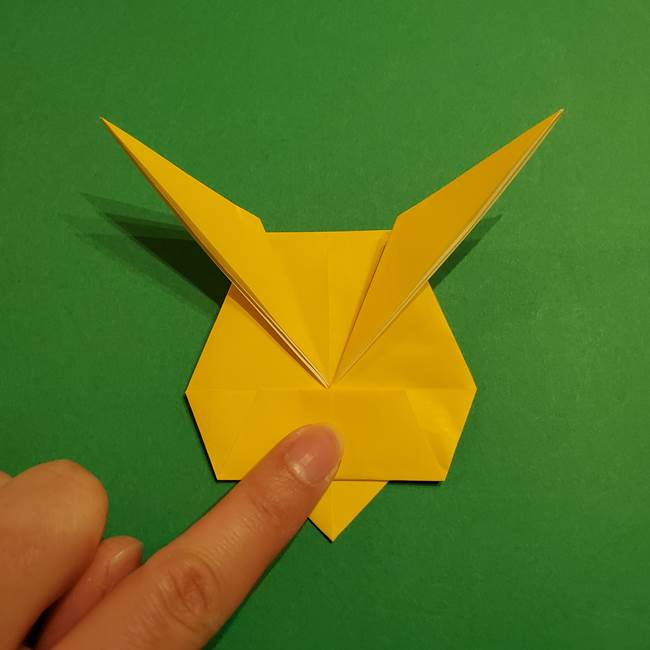 ミミッキュ 折り紙の折り方作り方1顔(28)
