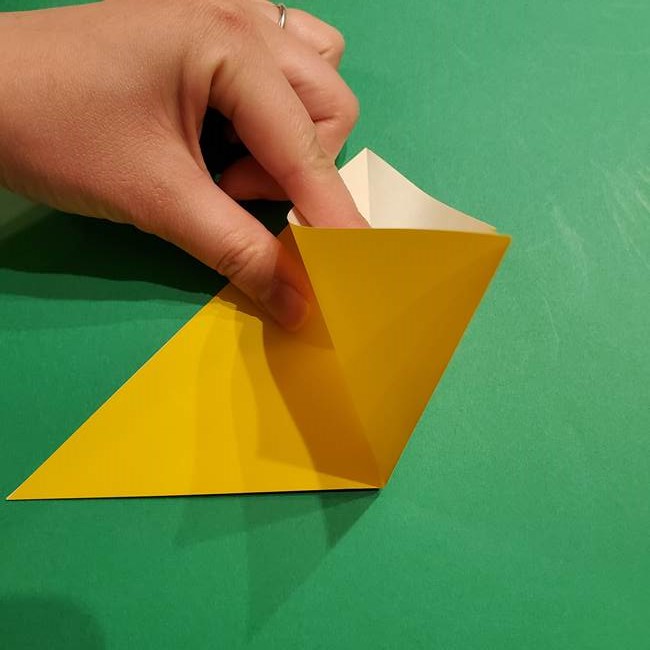 ミミッキュ 折り紙の折り方作り方1顔(4)