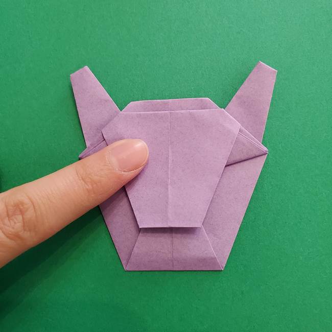 ミュウツーの折り紙の折り方作り方(43)