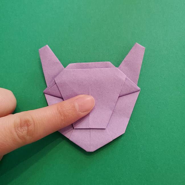 ミュウツーの折り紙の折り方作り方(46)
