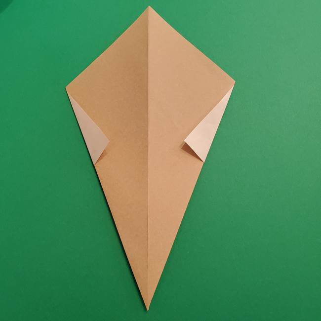 折り紙 ソフトクリーム&コーンの簡単な折り方(7)