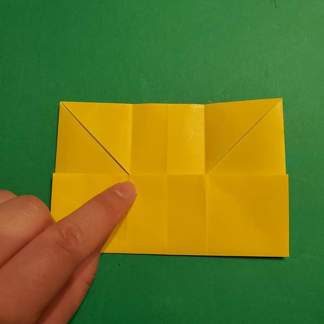 折り紙 ミニオンの立体的な箱＊折り方作り方(10)