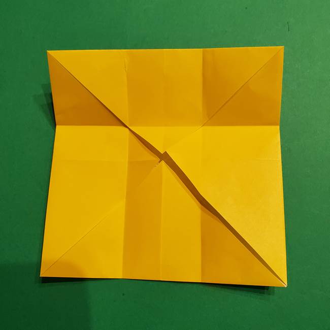 折り紙 ミニオンの立体的な箱＊折り方作り方(11)