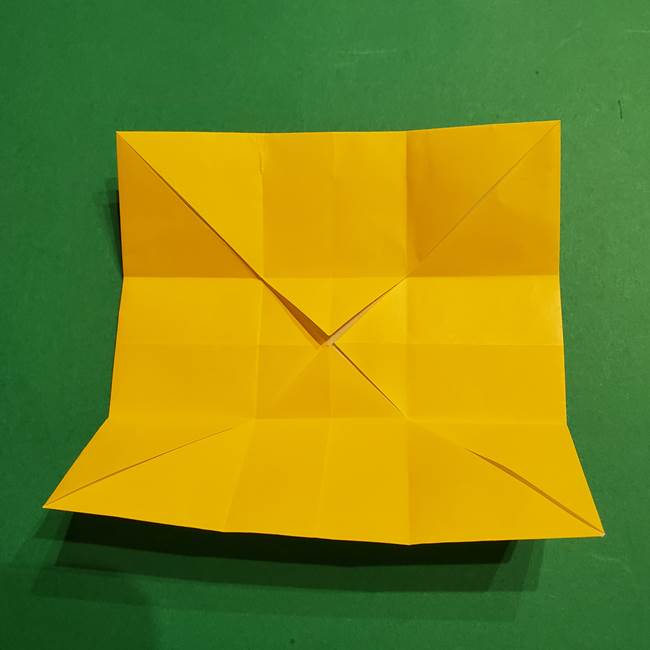 折り紙 ミニオンの立体的な箱＊折り方作り方(13)