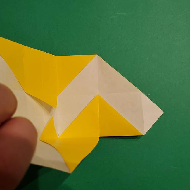 折り紙 ミニオンの立体的な箱＊折り方作り方(16)