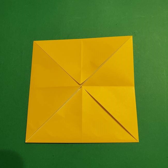 折り紙 ミニオンの立体的な箱＊折り方作り方(5)