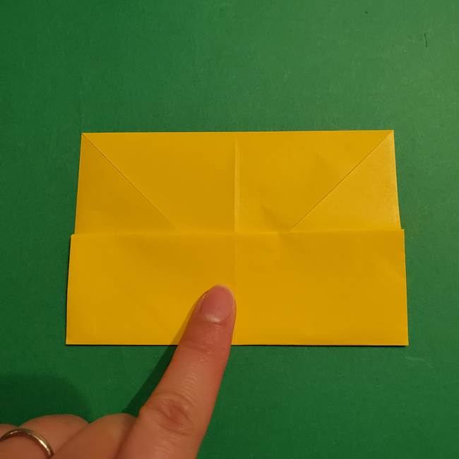 折り紙 ミニオンの立体的な箱＊折り方作り方(6)