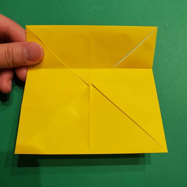 折り紙 ミニオンの立体的な箱＊折り方作り方(7)