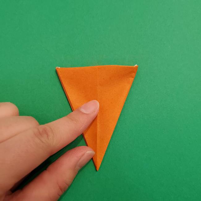折り紙のアイスクリームコーン 立体的な折り方作り方1(24)