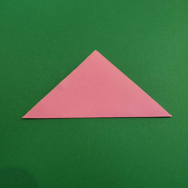 折り紙のアイスクリームコーン 立体的な折り方作り方2(2)