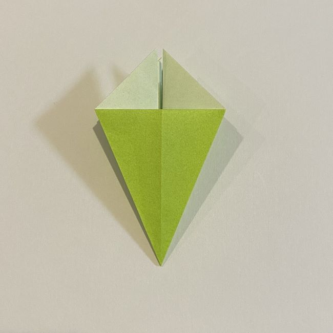 折り紙のカエル 膨らませる折り方(少し難しいので上級者向け) (13)