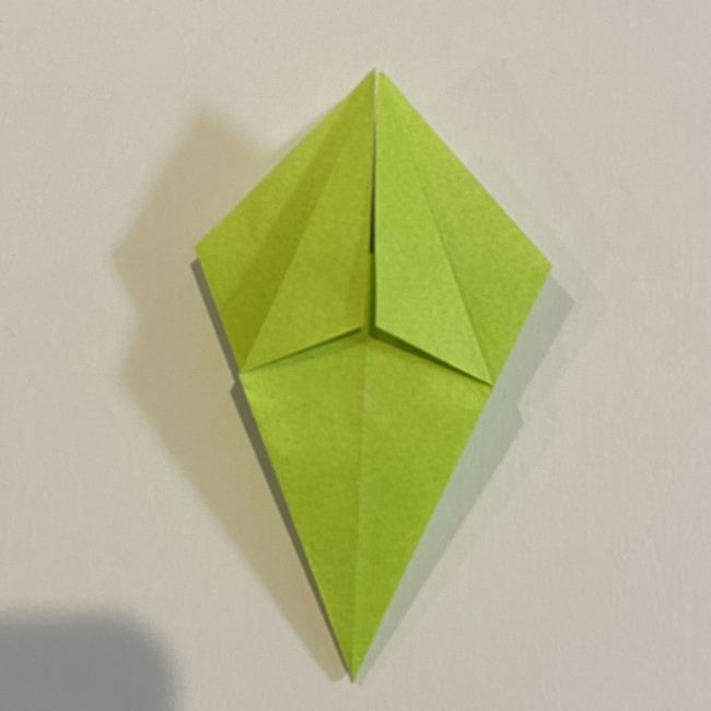 折り紙のカエル 膨らませる折り方(少し難しいので上級者向け) (14)