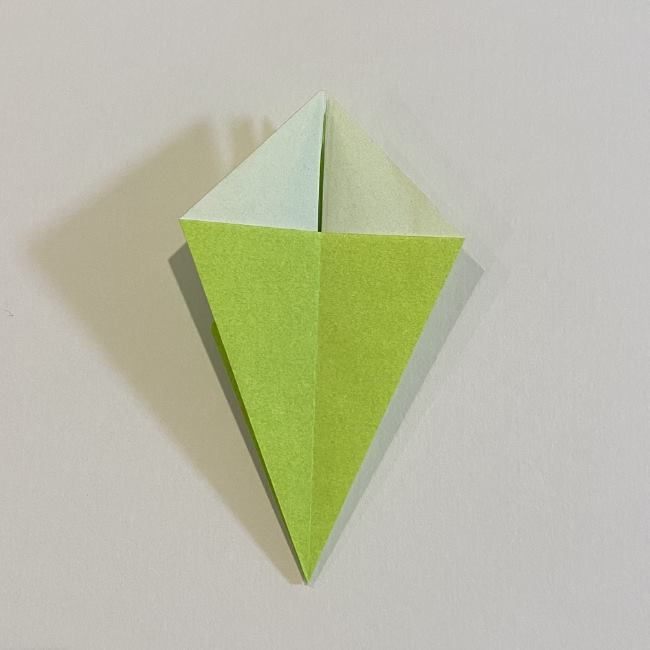 折り紙のカエル 膨らませる折り方(少し難しいので上級者向け) (18)