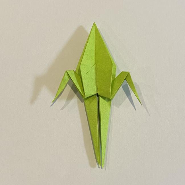 折り紙のカエル 膨らませる折り方(少し難しいので上級者向け) (34)