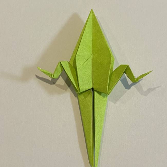 折り紙のカエル 膨らませる折り方(少し難しいので上級者向け) (35)