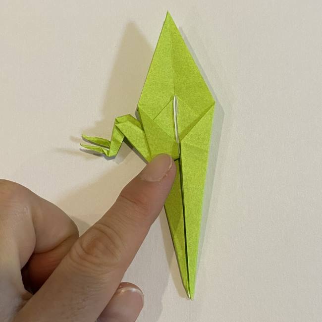 折り紙のカエル 膨らませる折り方(少し難しいので上級者向け) (36)