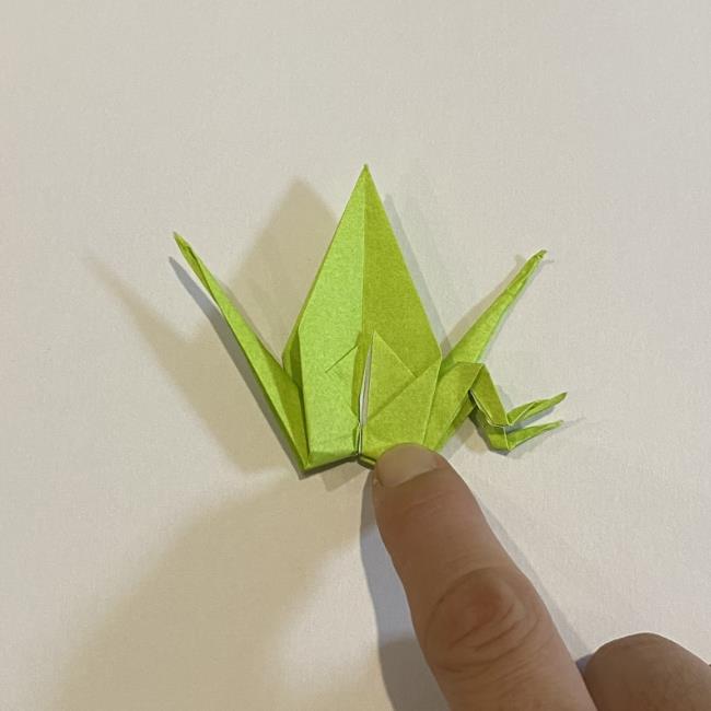 折り紙のカエル 膨らませる折り方(少し難しいので上級者向け) (39)